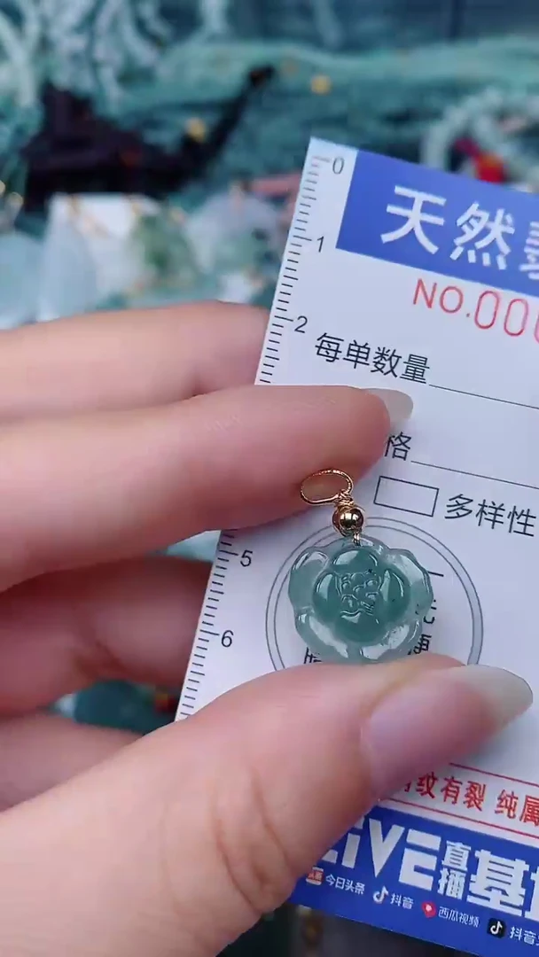 翡翠未镶嵌颈饰00001238