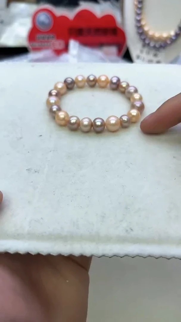 未镶嵌手链淡水珍珠糖果手链