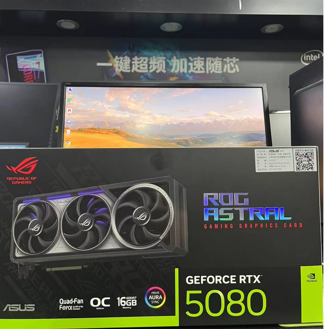 华硕RTX5080 黄金夜神 黑白夜神 TUF 5080 高端游戏显卡