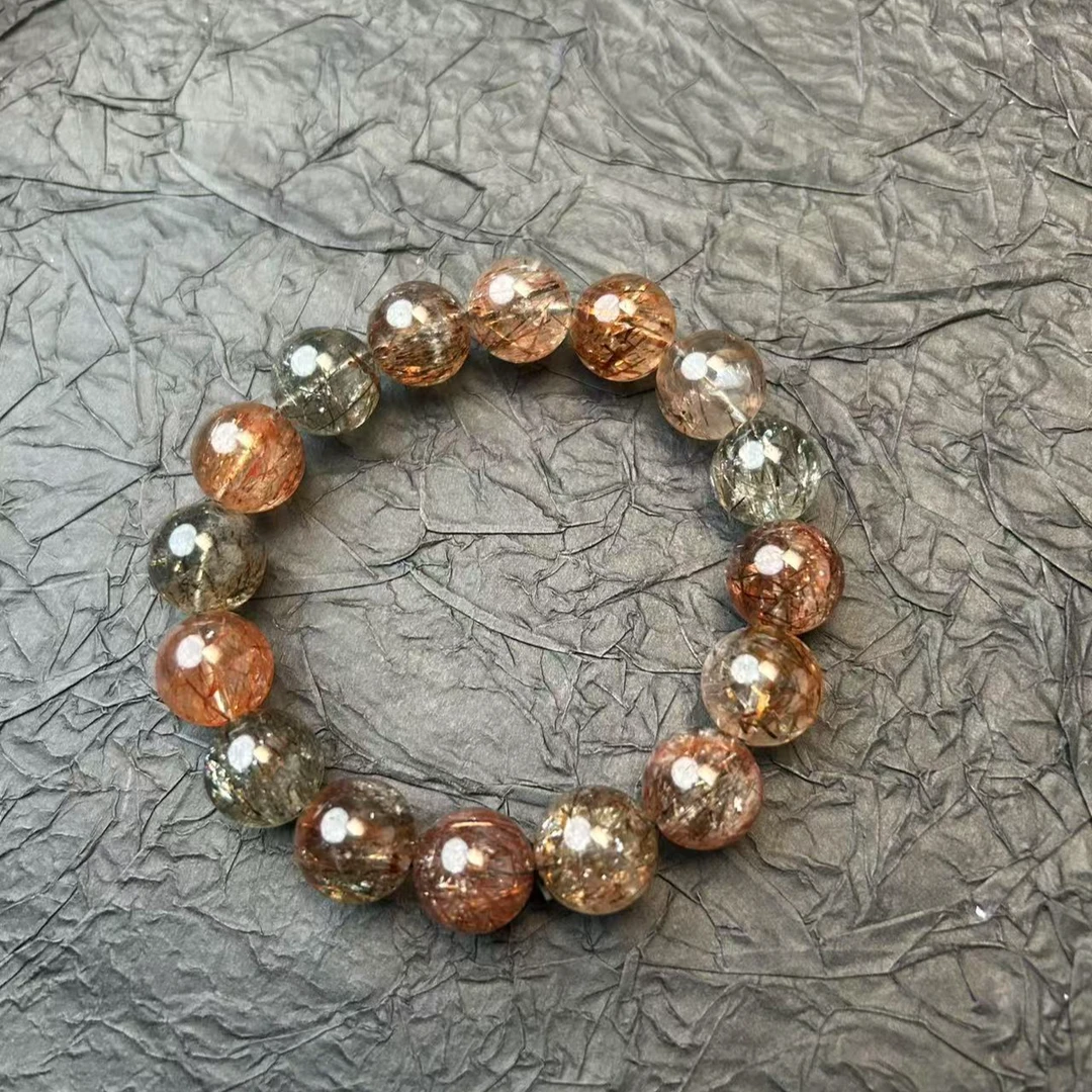 高品质黑金超七手串14mm