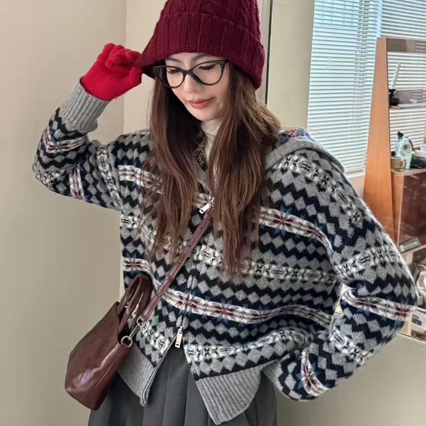 【001-100】针织毛衣针织衫羊毛衫套头开衫背心气质百搭爆款女