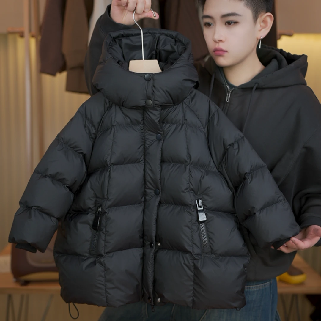 【小蛋壳】冬装儿童韩版极寒系列双倍充绒白鸭绒长款羽绒服