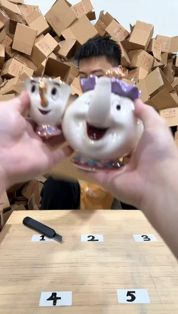 瓷片茶壶太太一壶一杯