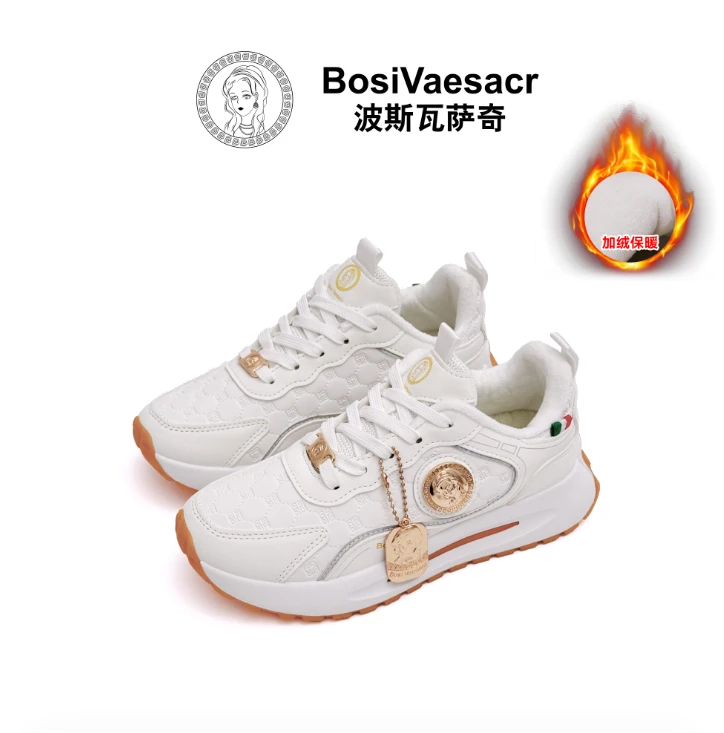 2026年秋冬季新款Bosi Vaesacr波斯瓦萨奇轻奢时尚百搭阿帕鞋