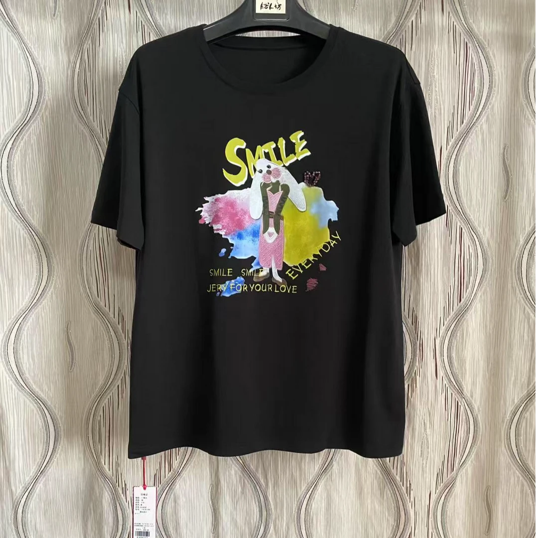 胖人坊大码女装小衫4038 衣长74 124