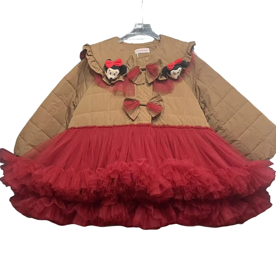 5633设计师款娃娃领蕾丝潮牌女装洋气小众炸街高级感女款蓬蓬裙