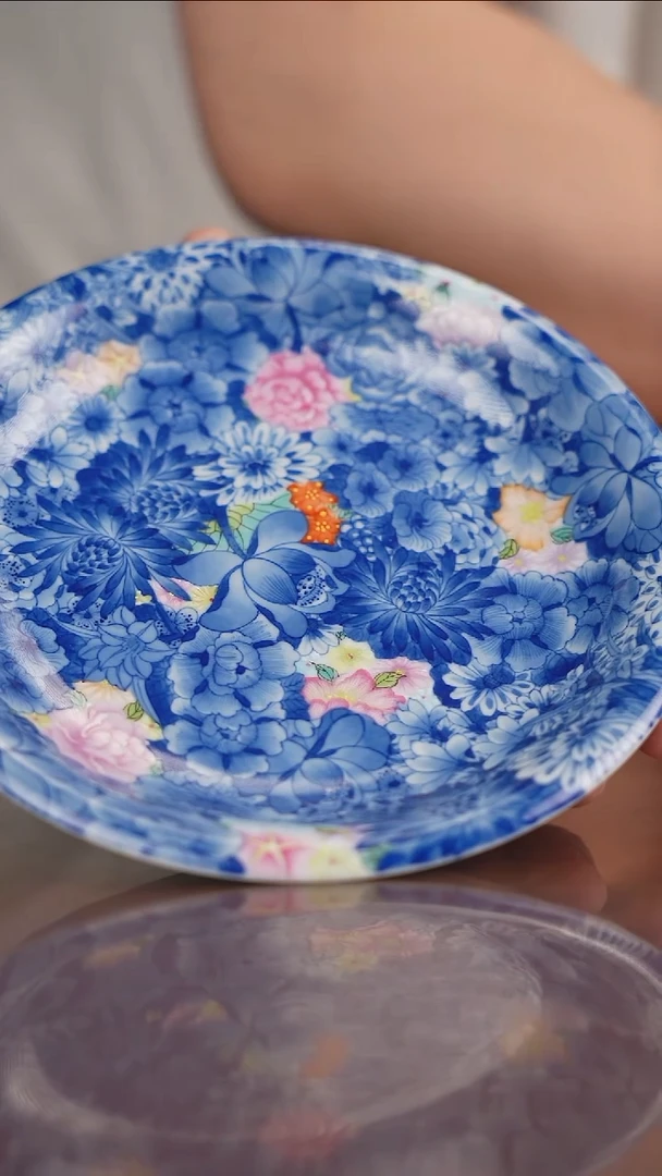 晓剑窑 青花珐琅彩
