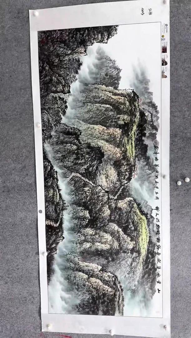 国画张传亭老师的红袍作品