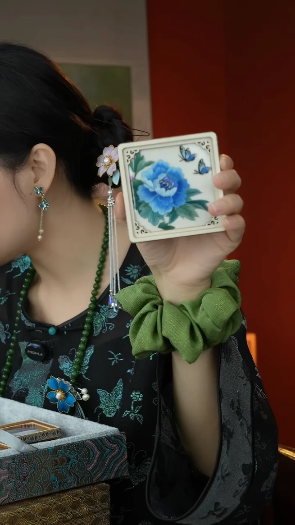 刺绣非遗苏绣冰箱贴