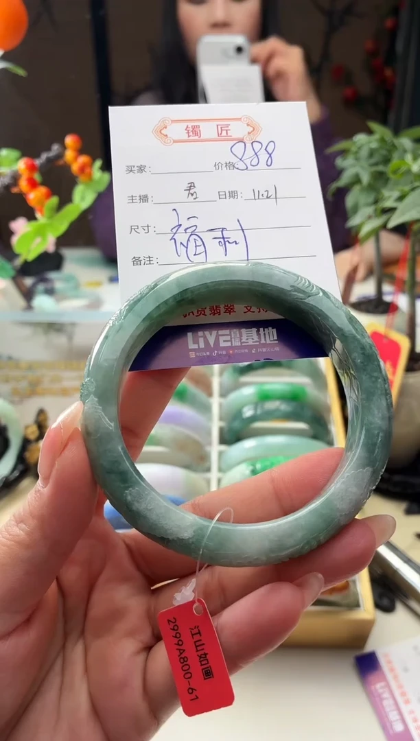 未镶嵌手镯翡翠87  翡翠手镯 61