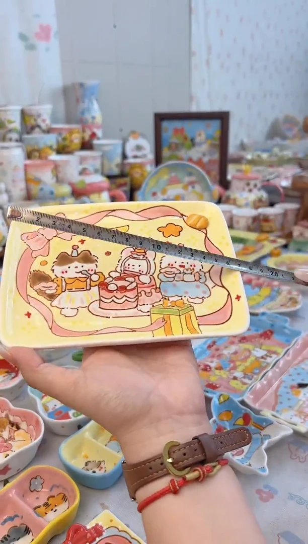 摆件陶景德镇陶瓷手绘微瑕