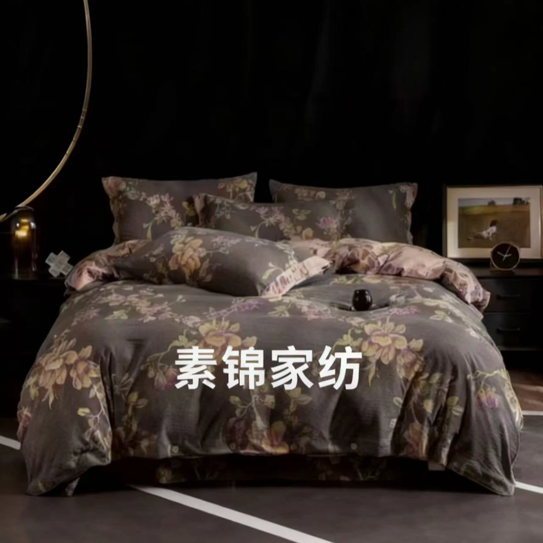 【玉兰映春 秋冬被】高端A类双层纱亲肤透气舒适柔软可机洗秋冬被