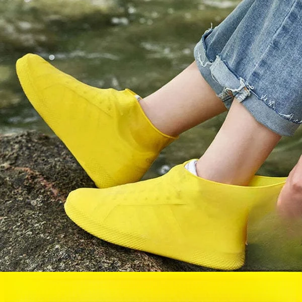 【抢】防水鞋套乳胶雨鞋套防滑加厚户外防水鞋套防雨男女雨靴套