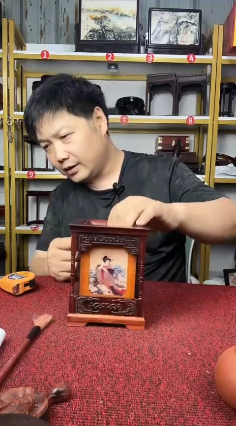 木笔筒11.5*6.5CM