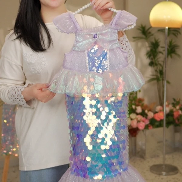 【人鱼公主】送搭配发饰夏季2025新款洋气公主裙（小店自卖链接）