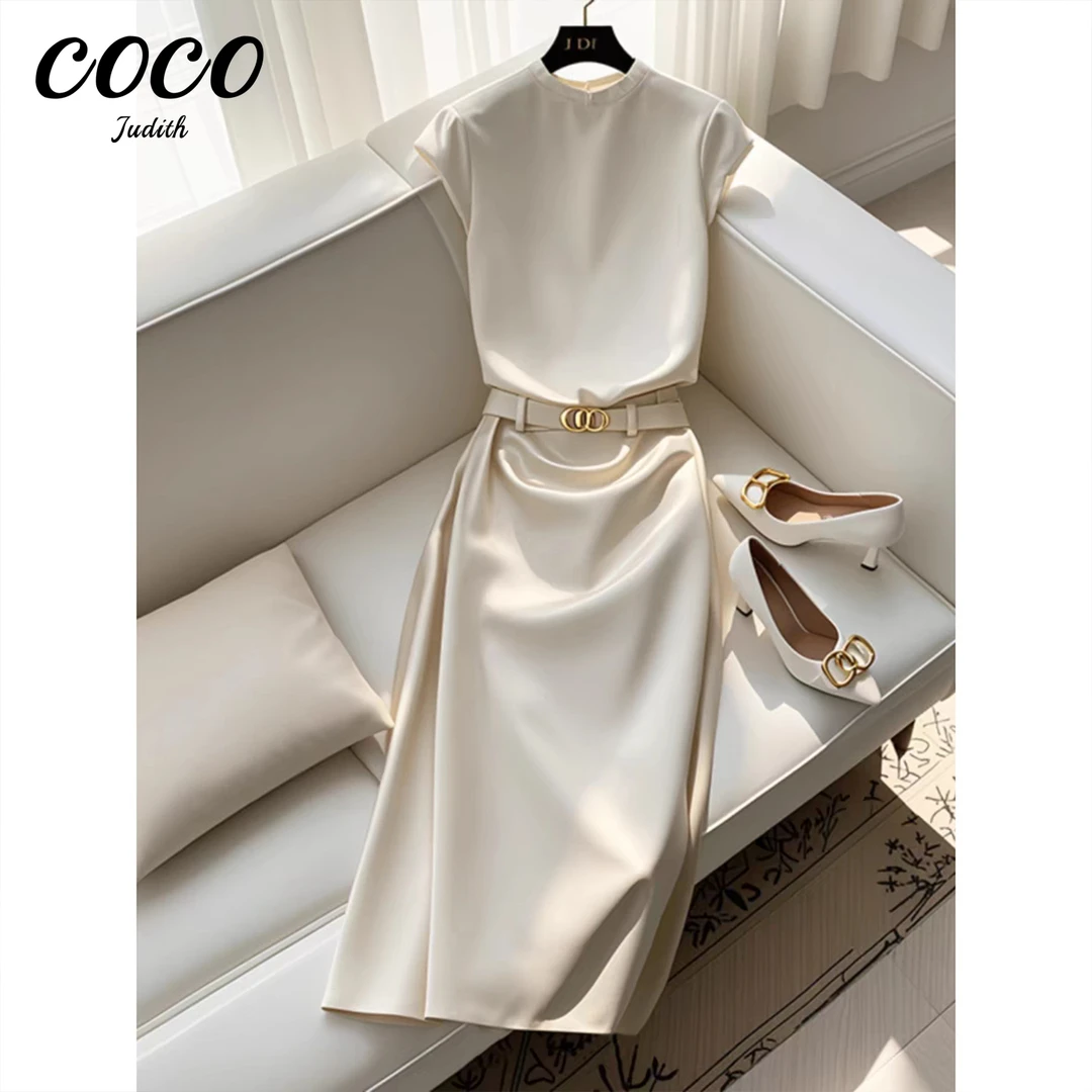 现货【RG6218】2025年新款显瘦气质时尚夏季法式女士半身裙轻奢套装