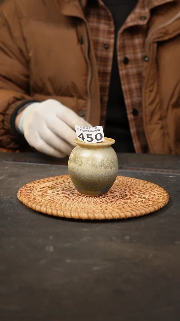 【闪购商品】瓷片景德镇手工花盆