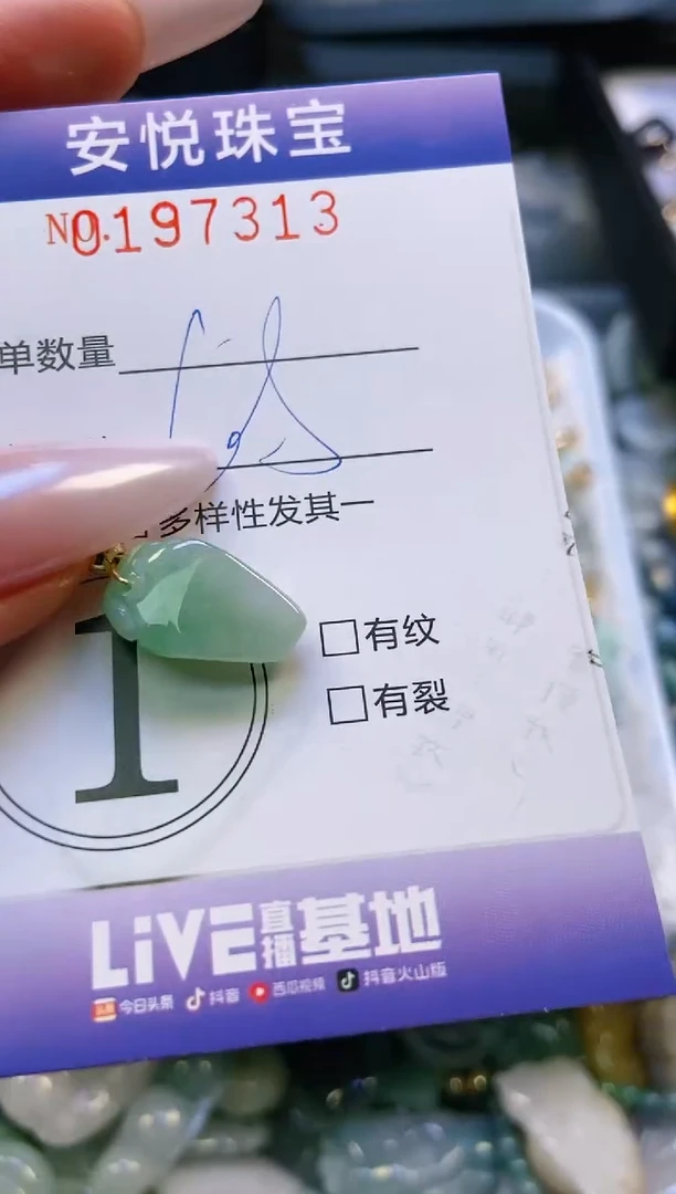 翡翠未镶嵌颈饰闪购0197313