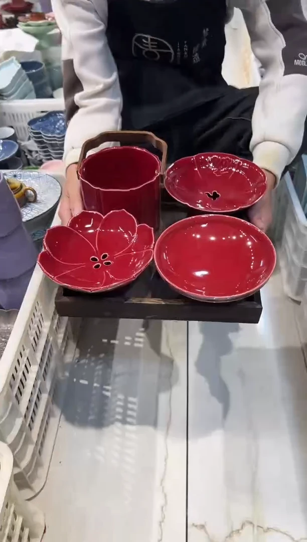 盘陶微瑕商品 介意勿拍 带托盘