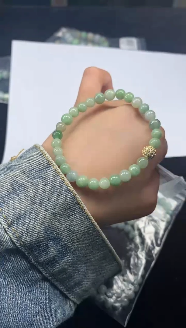 未镶嵌手链翡翠天然缅甸A货翡翠，拍一发一