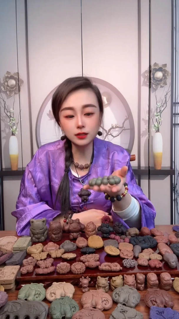 【闪购商品】泥塑荷摇清梦手串