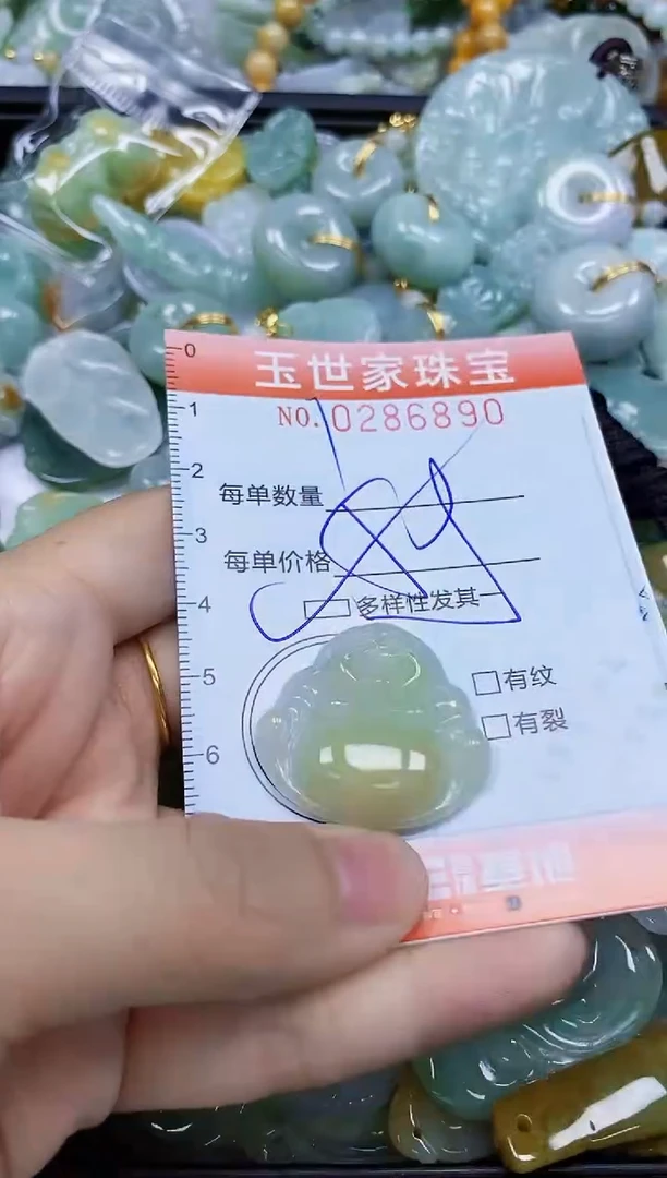 翡翠未镶嵌颈饰闪购0286890多样性发其一