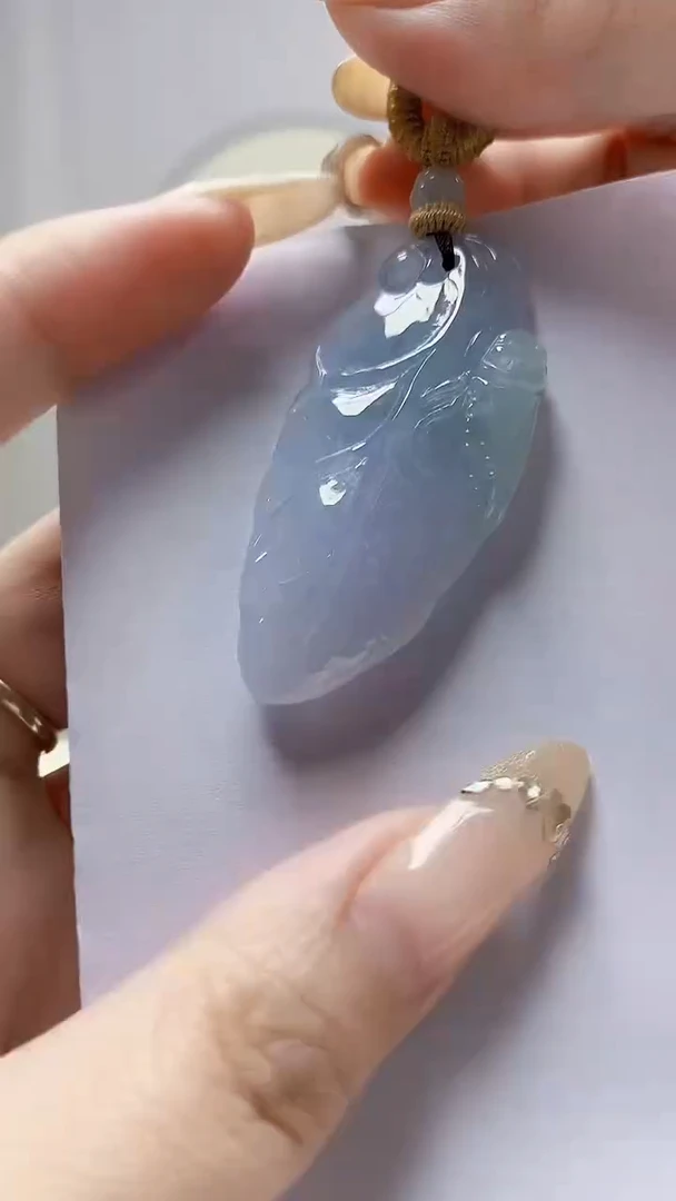 未镶嵌定制翡翠4852DD-毛货挂件12