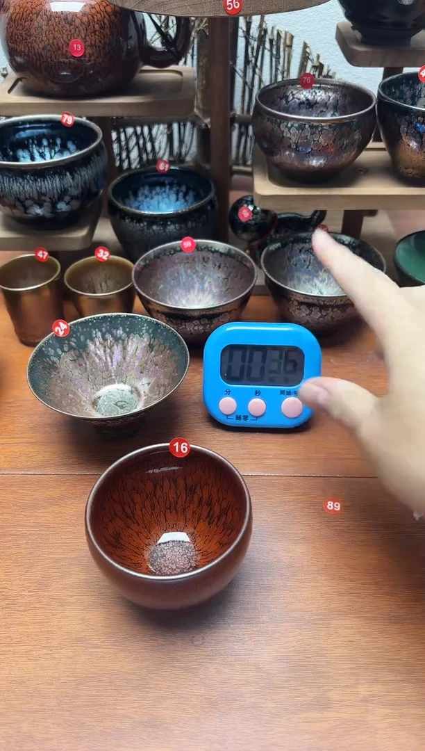 茶盏寂**年16号建盏工匠茶器