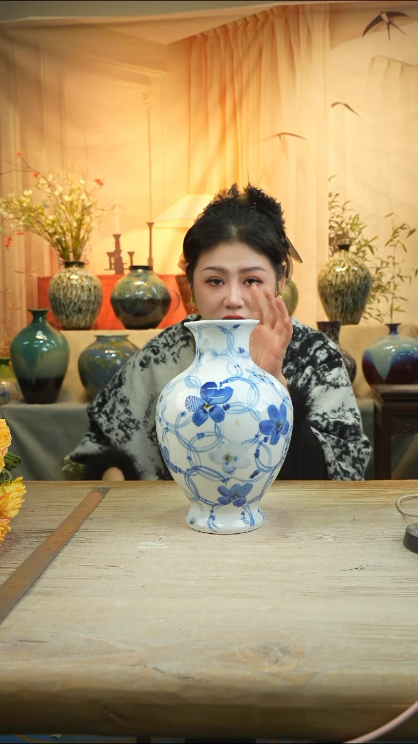 高27口10陶瓷花瓶