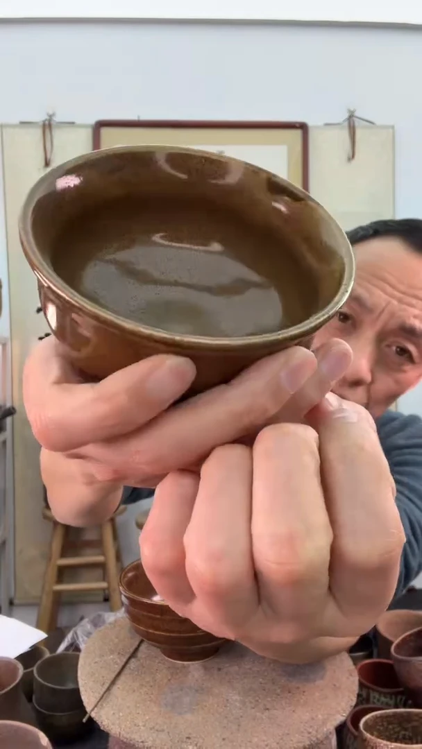 釉色碗拍1发2非遗技艺180毫升