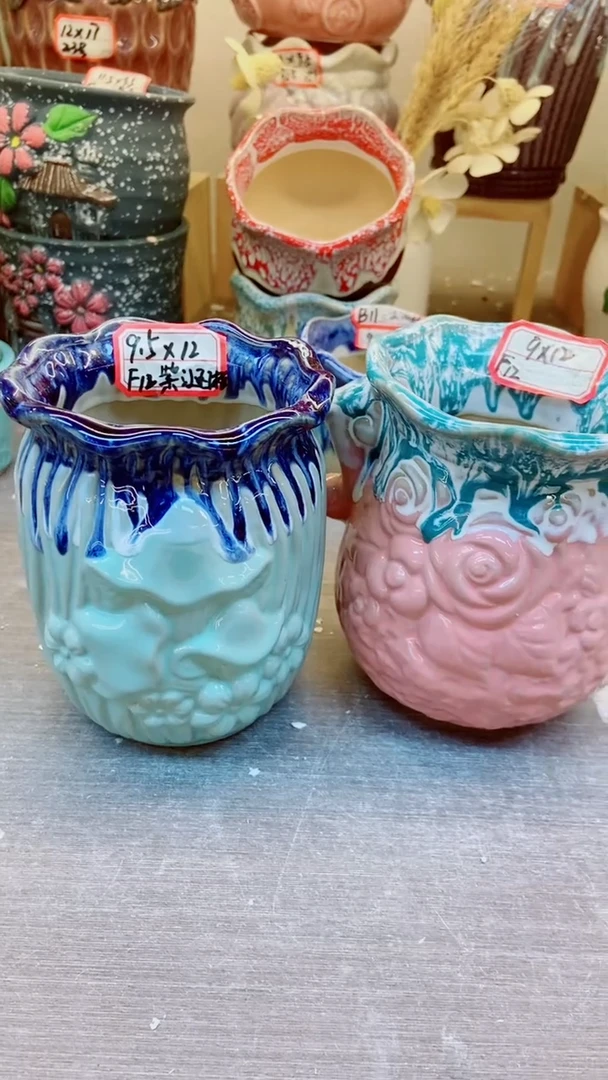 【闪购商品】陶瓷@@F12紫涵桩2件套