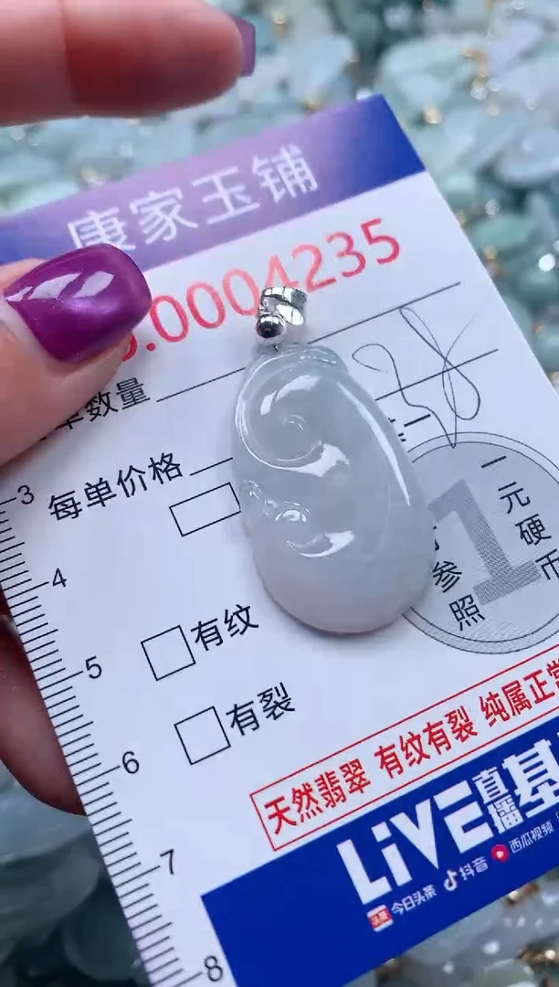 颈饰未镶嵌翡翠4235
