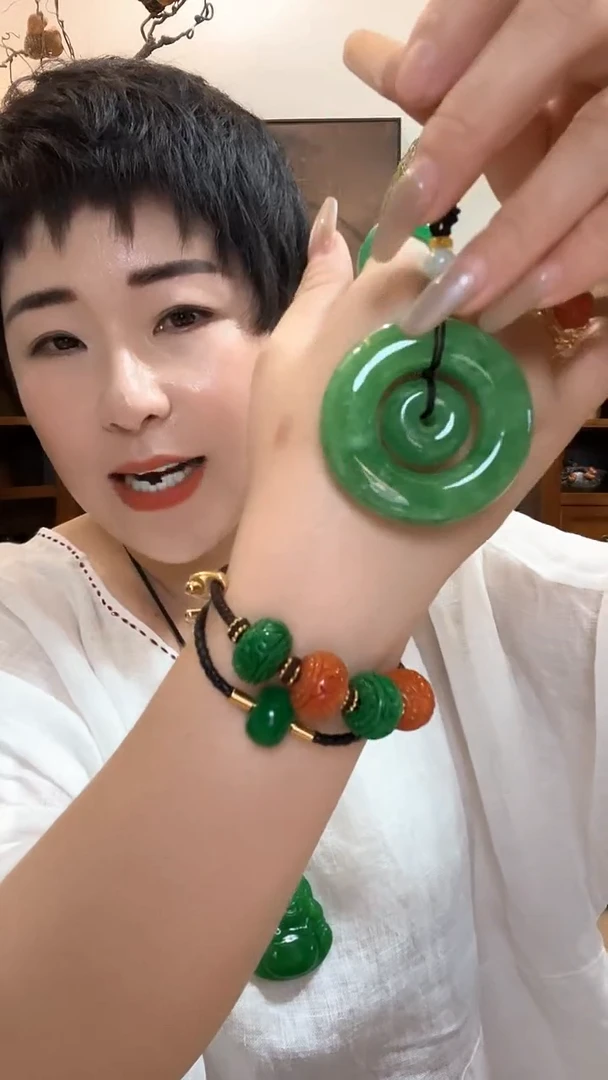 吊坠(赠链)合金翡翠098