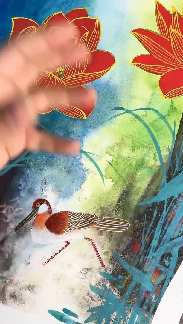 国画6赵隆轩艺术馆李庆友老师作品