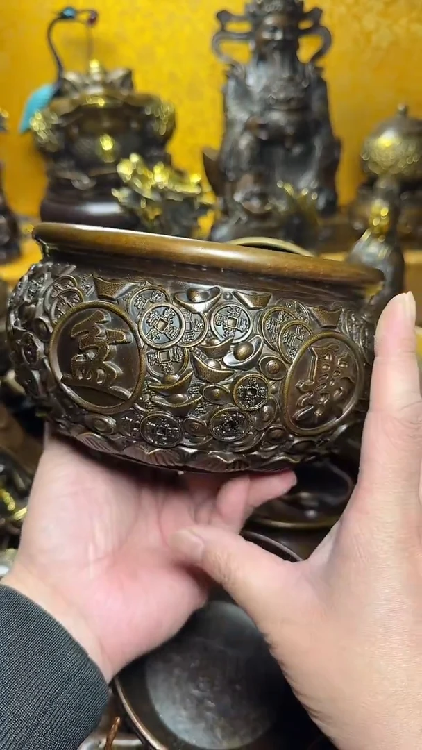 铜器摆件收收藏藏