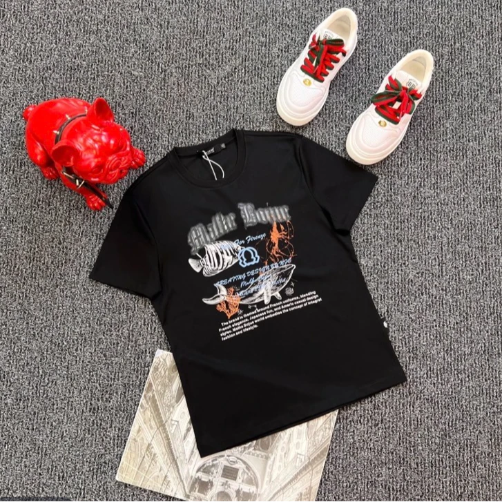 2025春夏新品欧货轻奢时尚潮流气质男士高端T恤