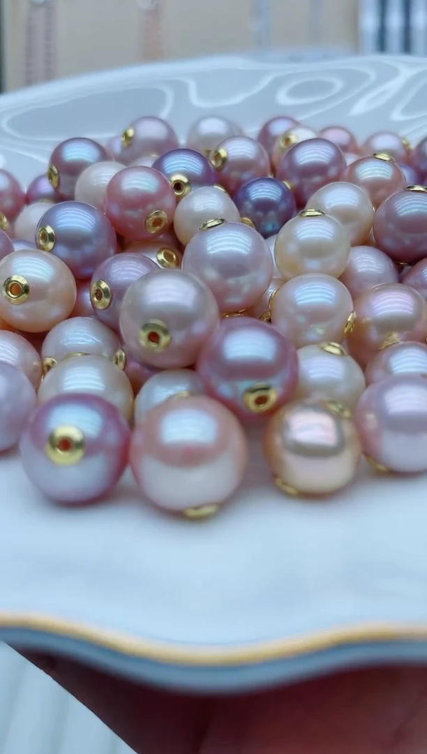 淡水珍珠银S925镶嵌吊坠(不含链)路路通多样性发其一