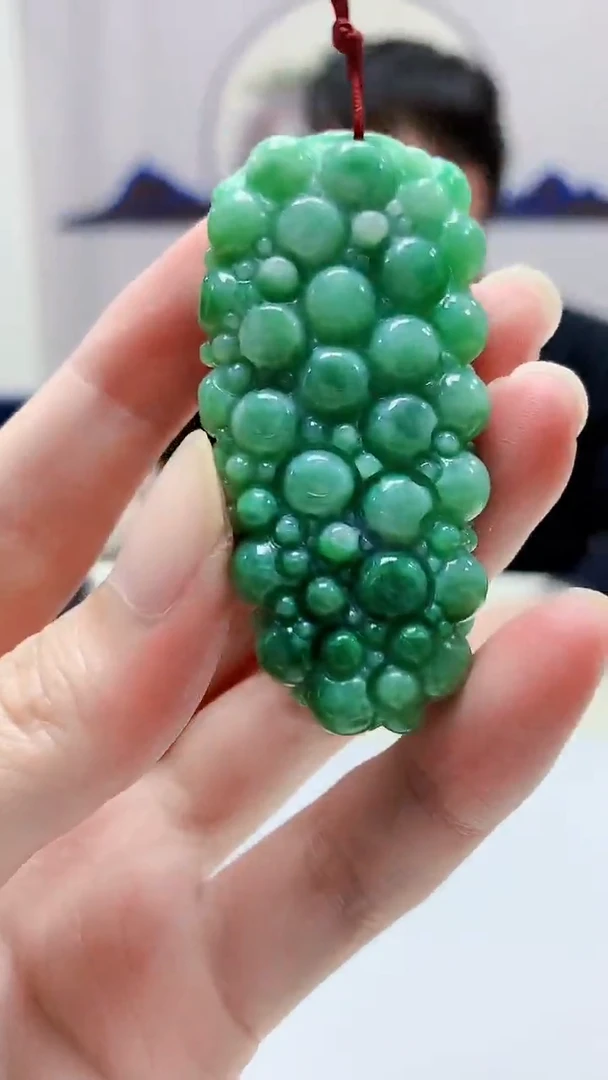 定制翡翠未镶嵌5060zm-毛货挂件41