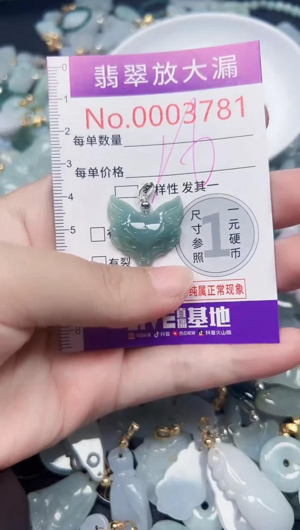 颈饰未镶嵌翡翠3781