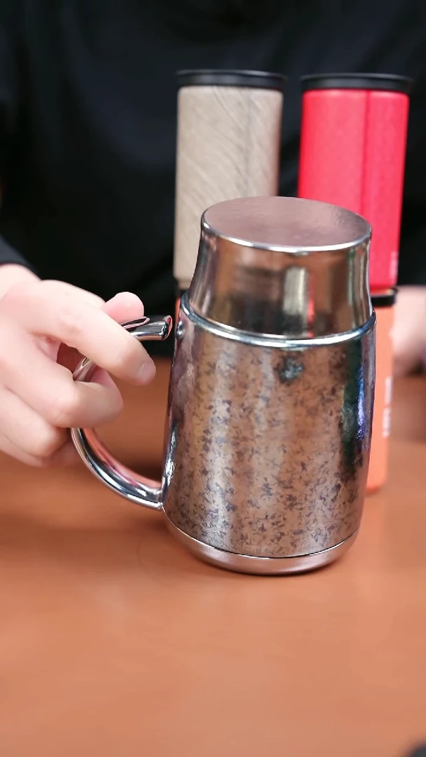 辉哥粉丝福利 茶忆办公杯+3罐稻米+1罐咕咕 蓝色