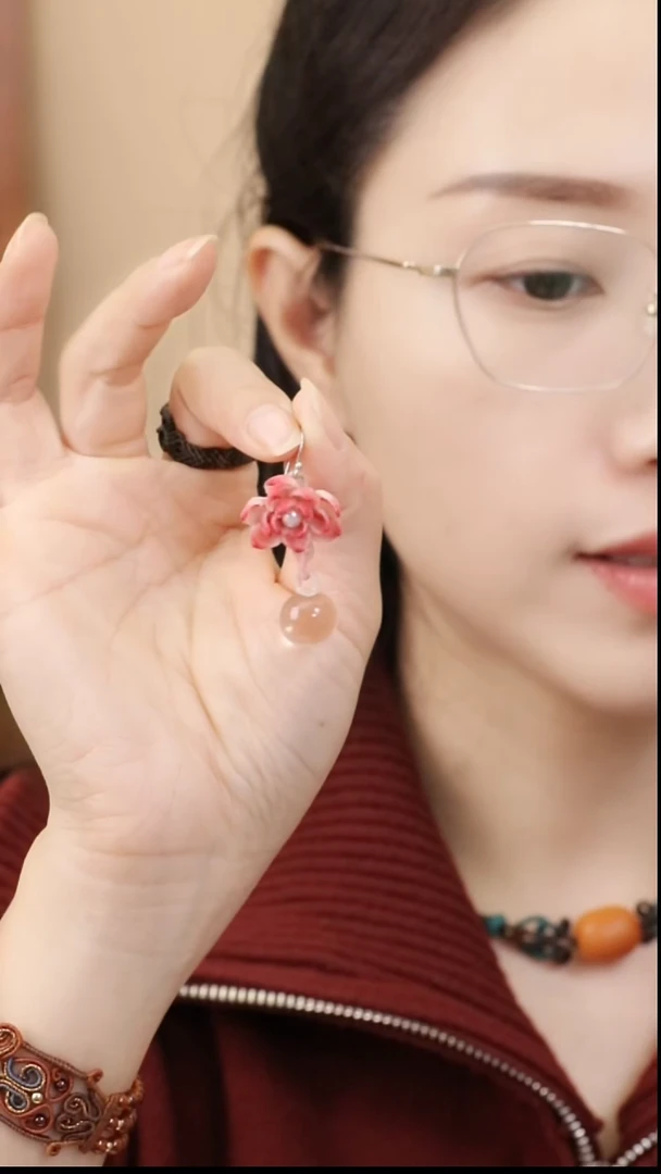 《初荷》耳环材料包（分装线）+课程