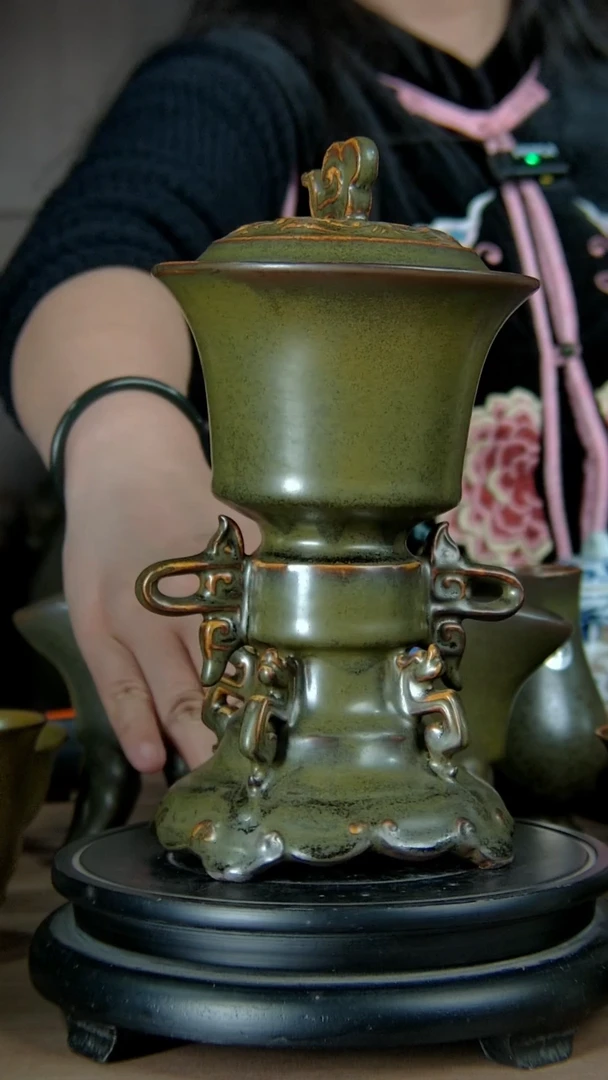 【闪购商品】景韵堂仿清茶叶末釉