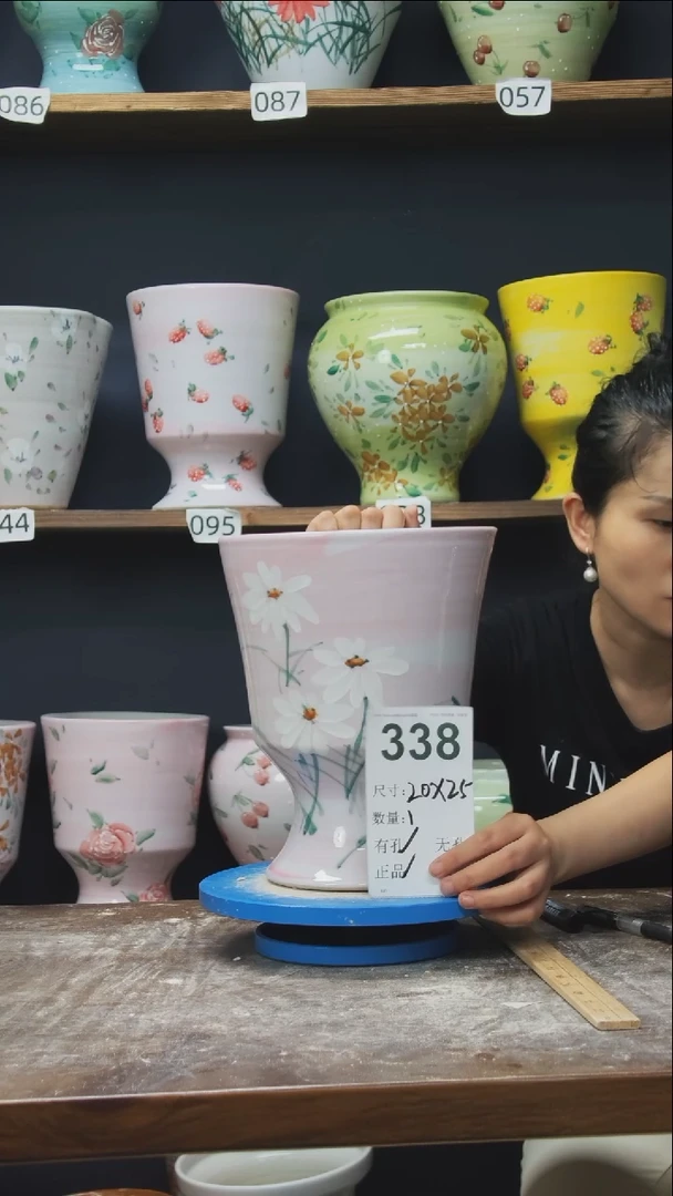 摆件景德镇花盆默认微瑕338