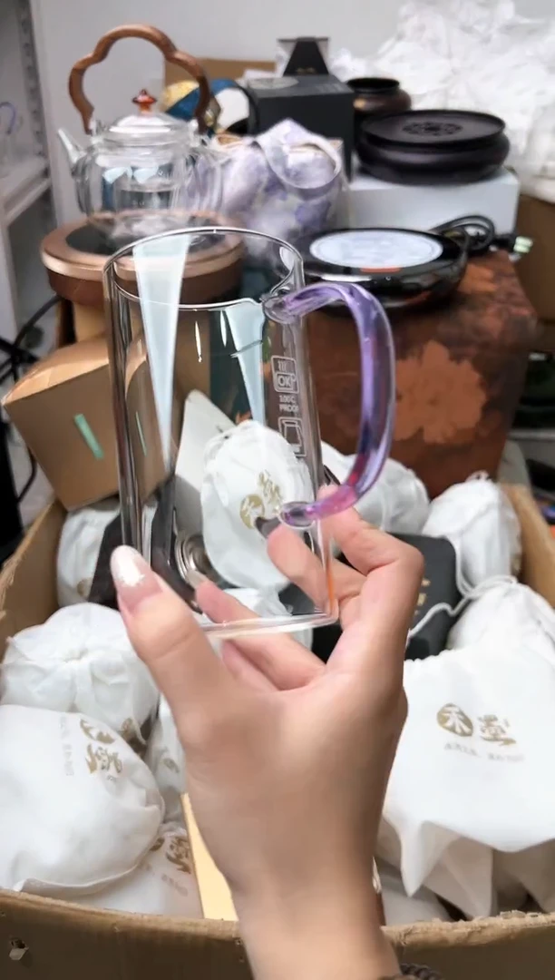 禾墨绿茶杯浅紫色