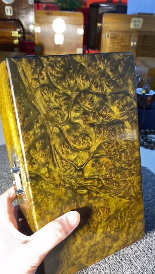 【闪购商品】金丝楠木艺阴沉首饰盒F5