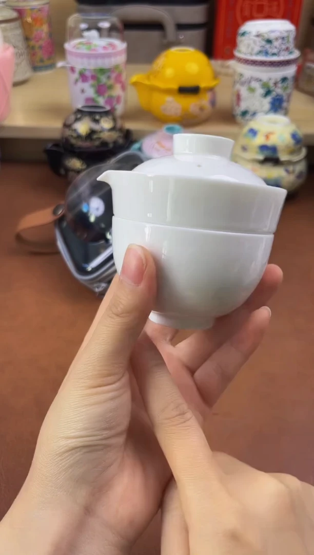 陶陶瓷茶具摆件旅行套组
