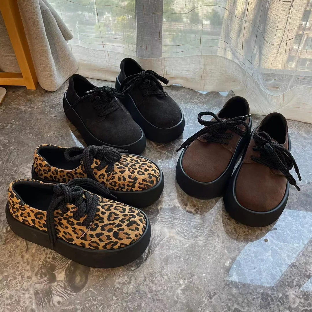 【HeiPa】付小付家6公分【巧克力豆】可可棕走秀休闲透气低帮板鞋