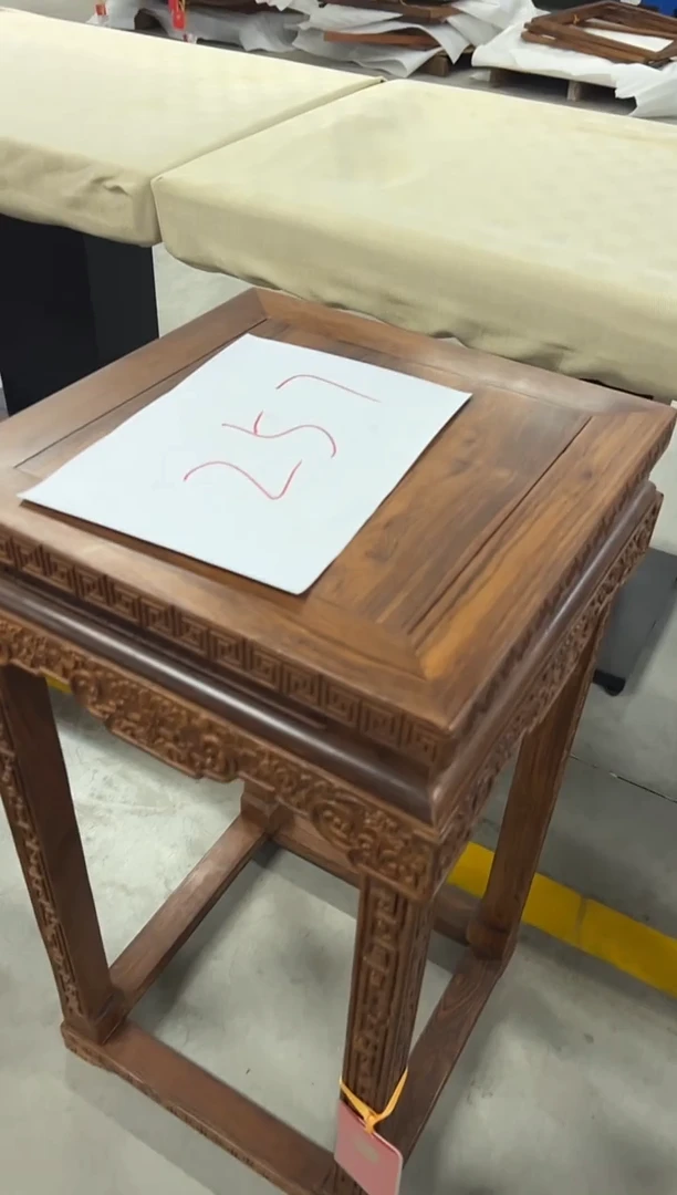 木ZJ108AMK-160095-莲花纹花几