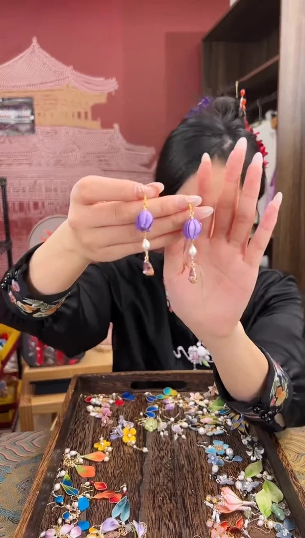 【闪购商品】刺绣苏绣世家非遗手工（耳环）