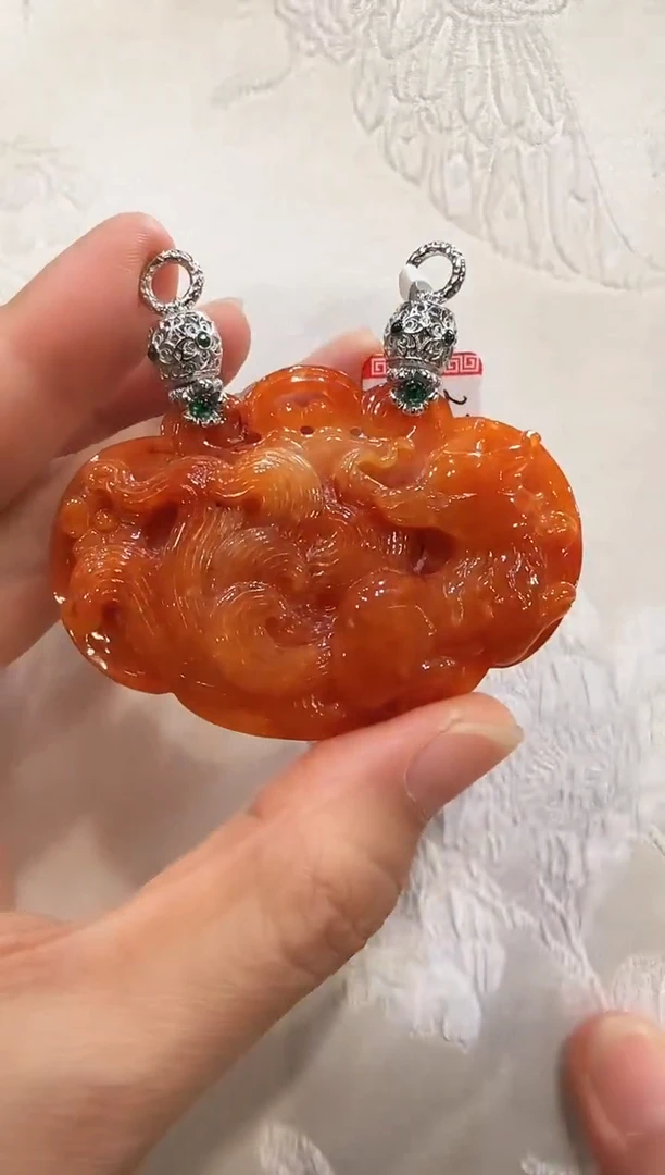 颈饰未镶嵌翡翠国风